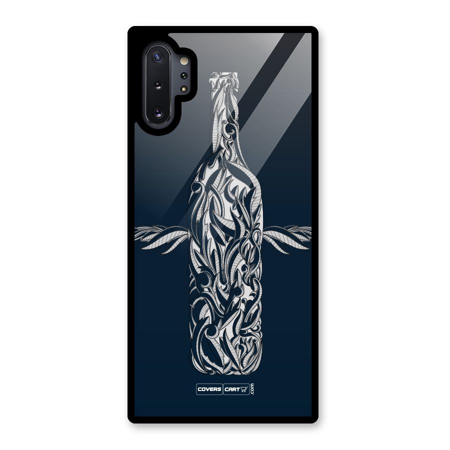 Creative Bottle Glass Back Case for Galaxy Note 10 Plus