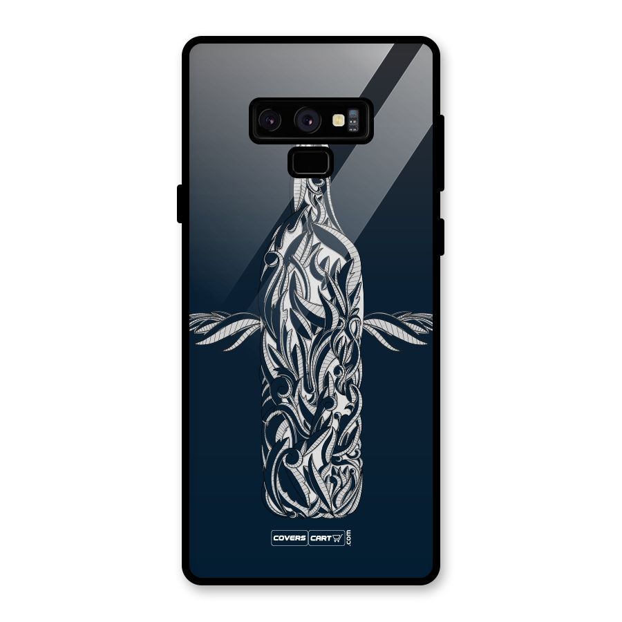 Creative Bottle Glass Back Case for Galaxy Note 9