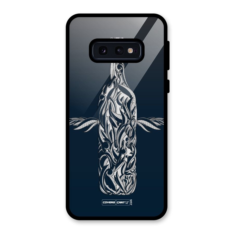Creative Bottle Glass Back Case for Galaxy S10e