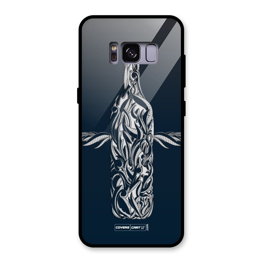 Creative Bottle Glass Back Case for Galaxy S8