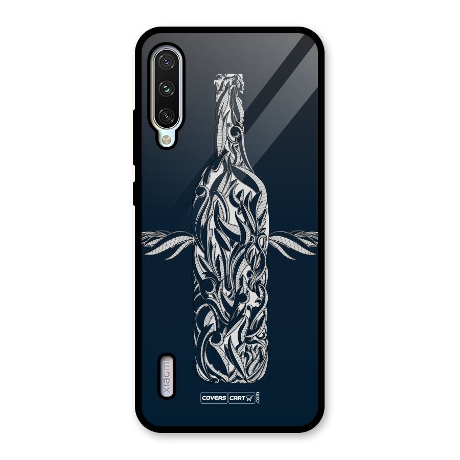 Creative Bottle Glass Back Case for Mi A3
