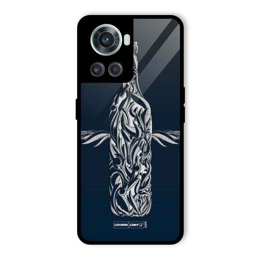 Creative Bottle Glass Back Case for OnePlus 10R