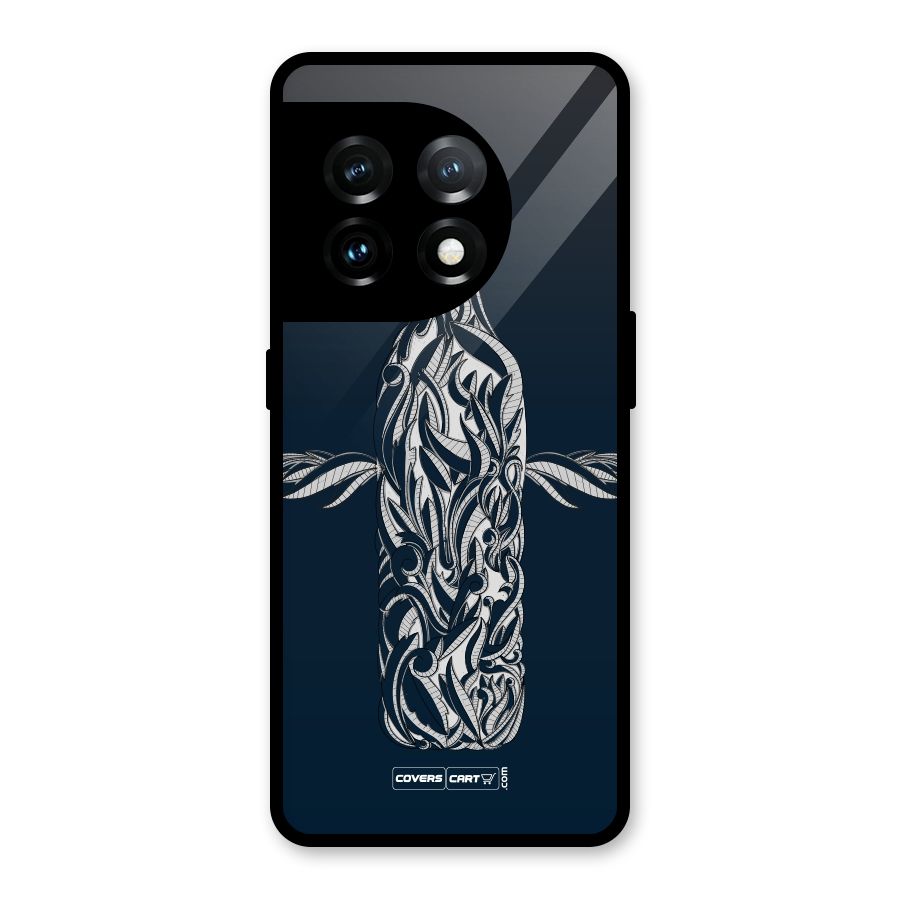 Creative Bottle Glass Back Case for OnePlus 11