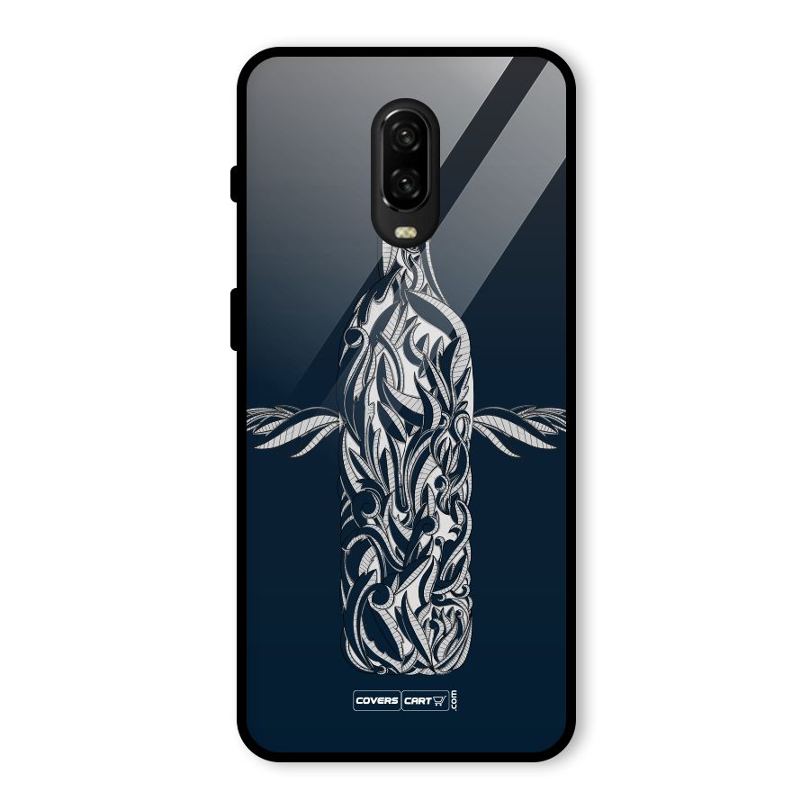 Creative Bottle Glass Back Case for OnePlus 6T
