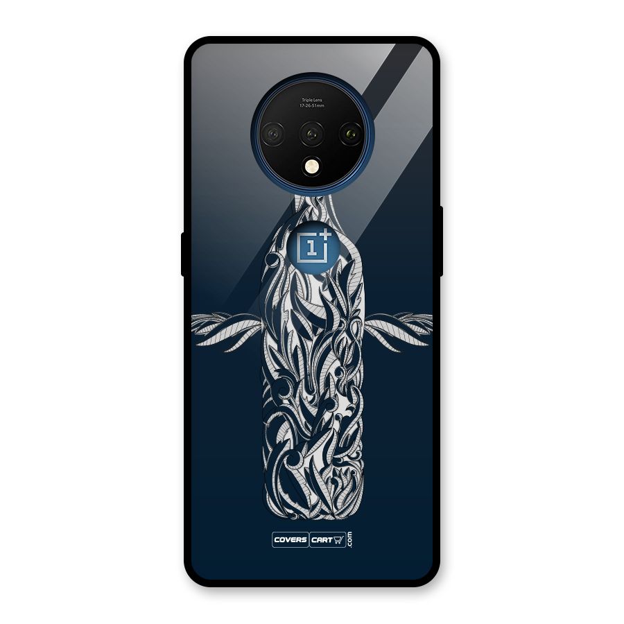 Creative Bottle Glass Back Case for OnePlus 7T