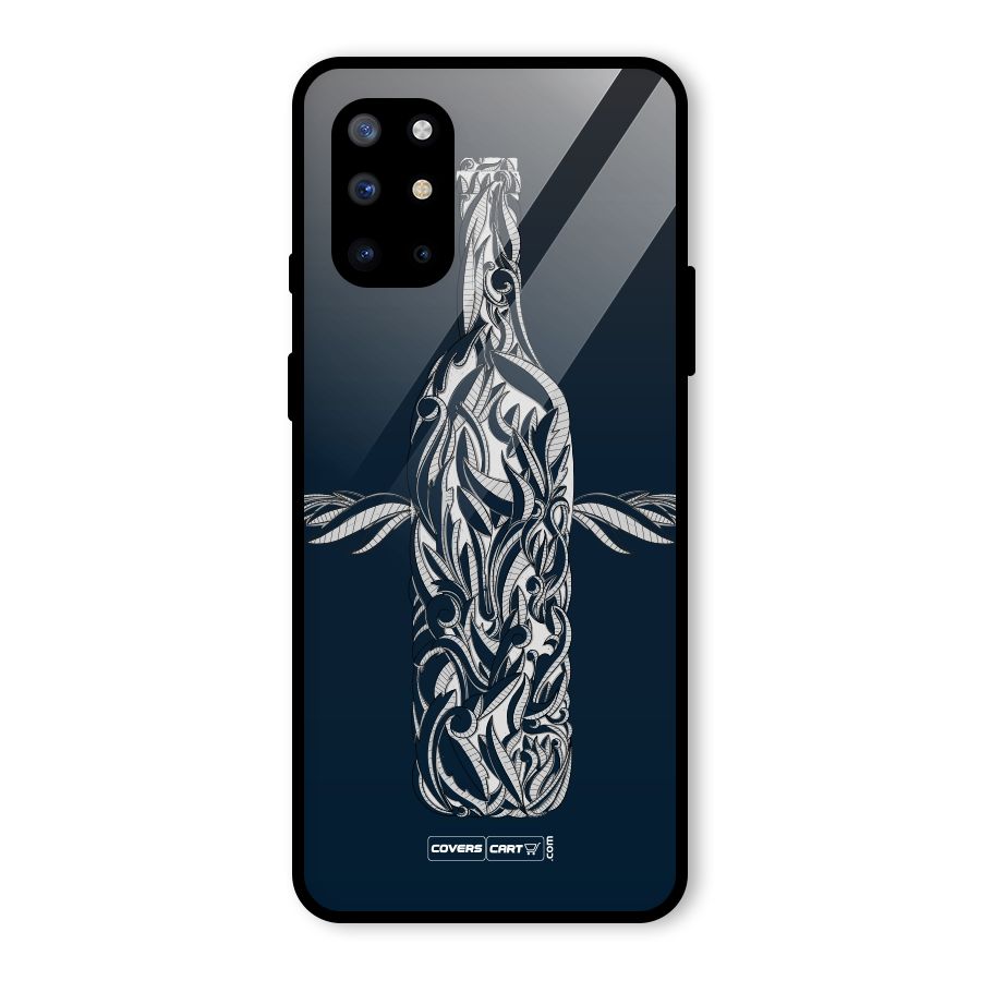 Creative Bottle Glass Back Case for OnePlus 8T