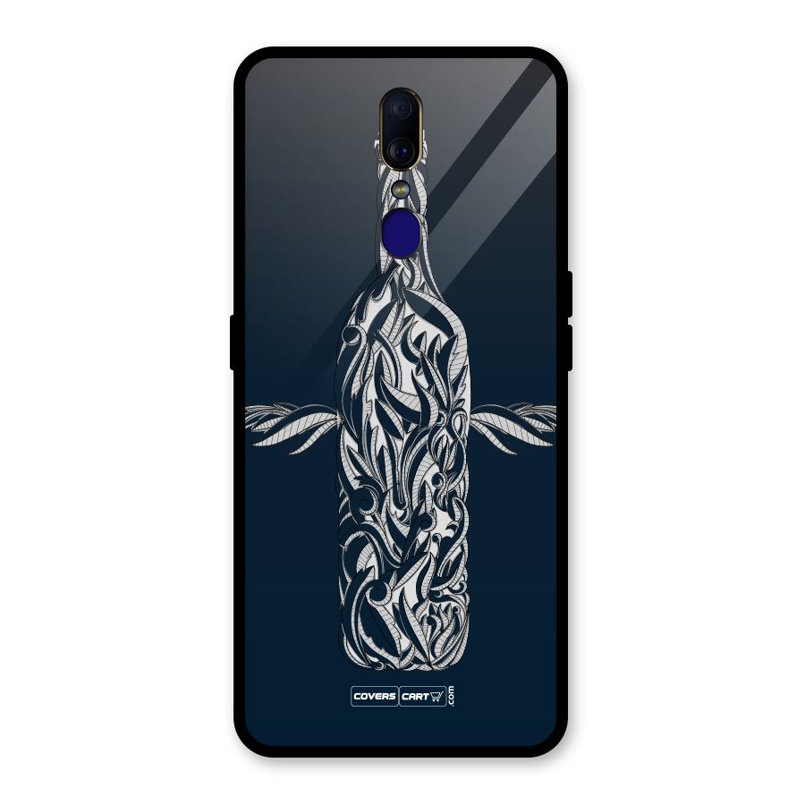 Creative Bottle Glass Back Case for Oppo F11