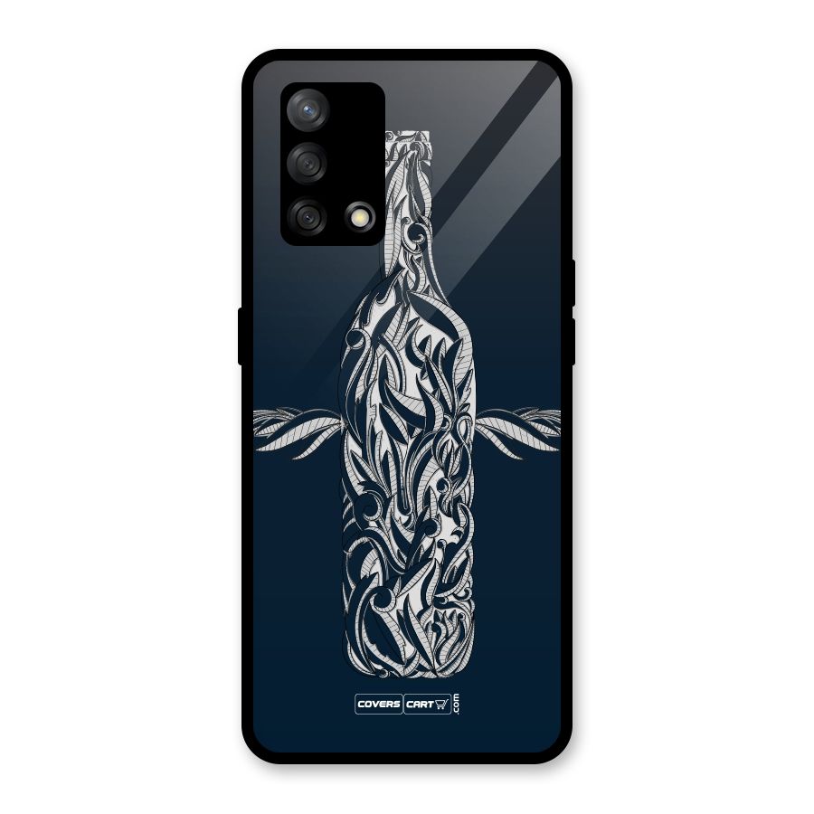 Creative Bottle Glass Back Case for Oppo F19