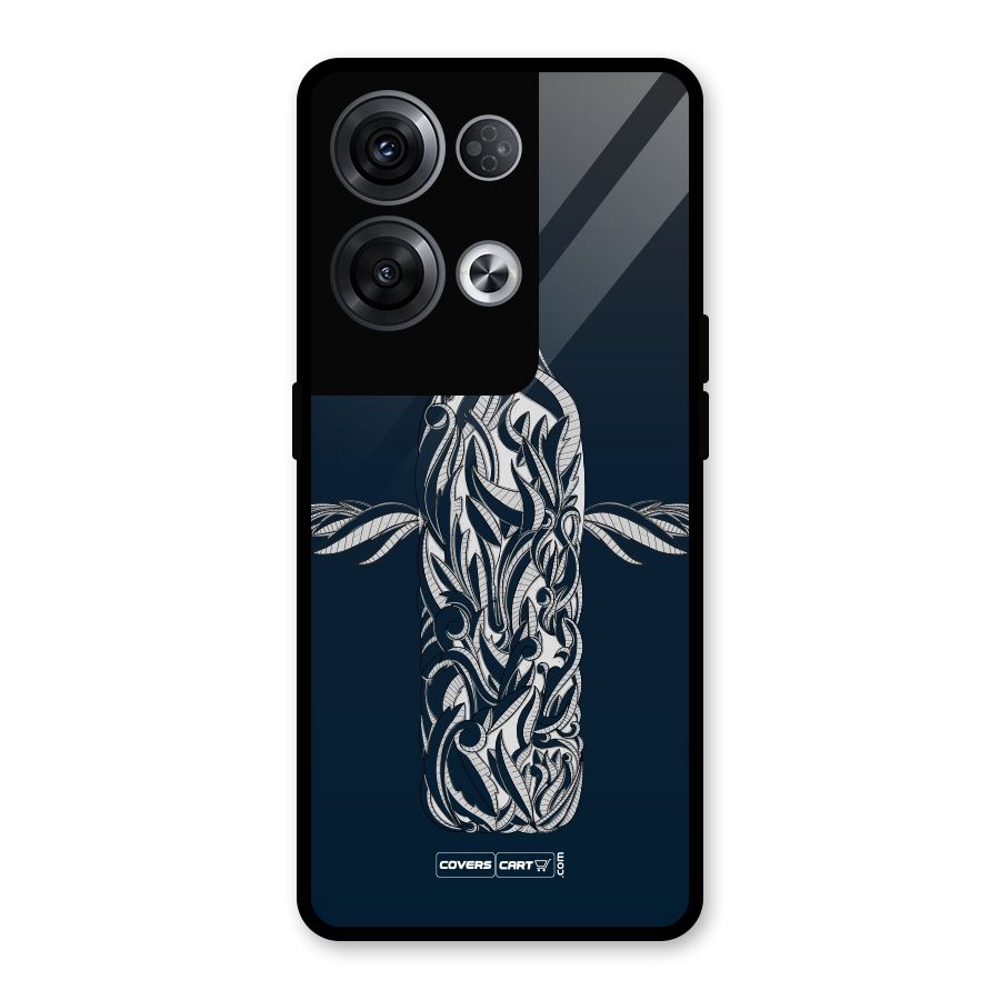 Creative Bottle Glass Back Case for Oppo Reno8 Pro 5G