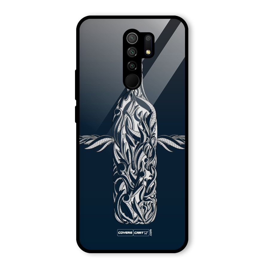 Creative Bottle Glass Back Case for Poco M2