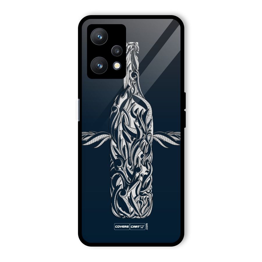 Creative Bottle Glass Back Case for Realme 9 Pro 5G