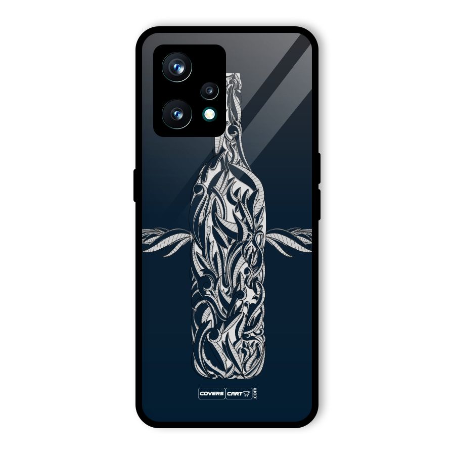 Creative Bottle Glass Back Case for Realme 9 Pro Plus 5G