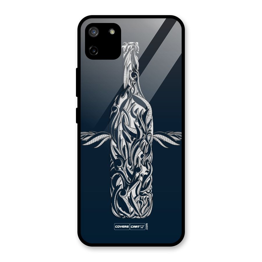 Creative Bottle Glass Back Case for Realme C11