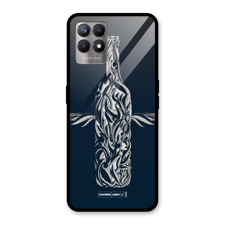 Creative Bottle Glass Back Case for Realme Narzo 50