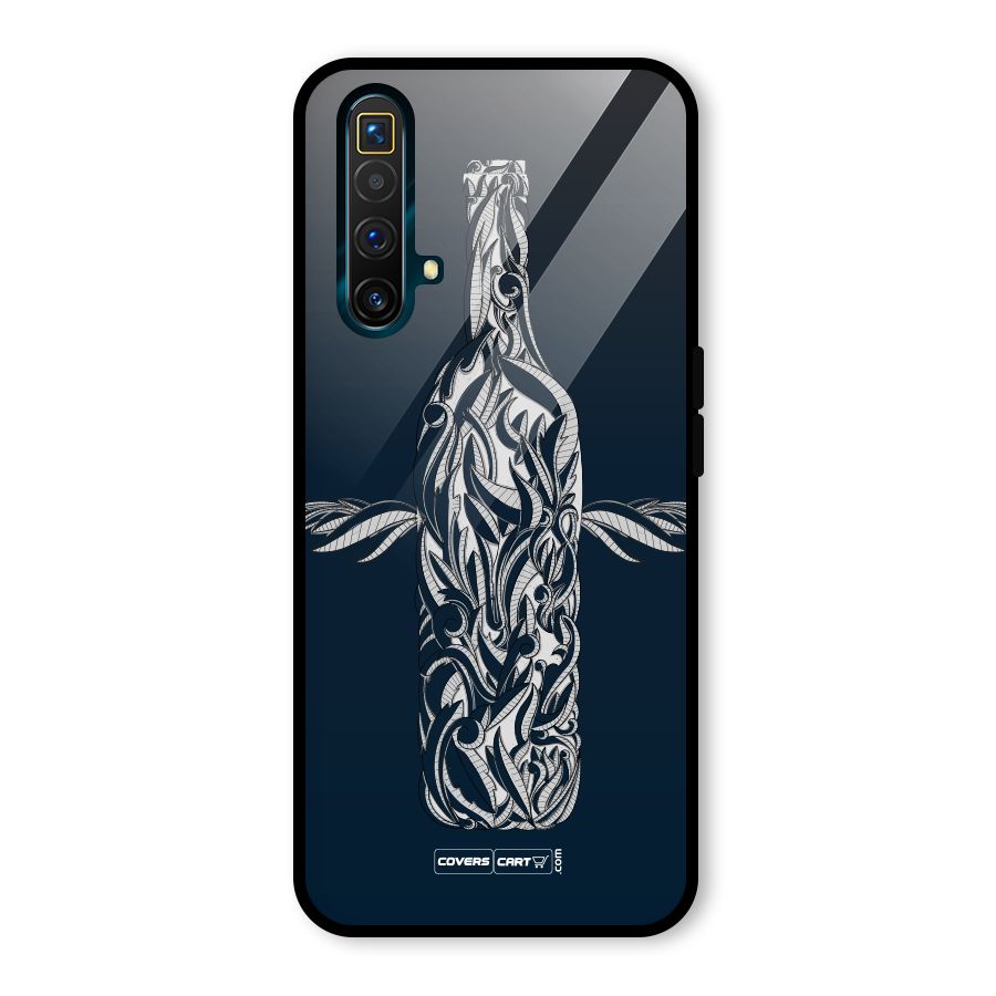 Creative Bottle Glass Back Case for Realme X3 SuperZoom