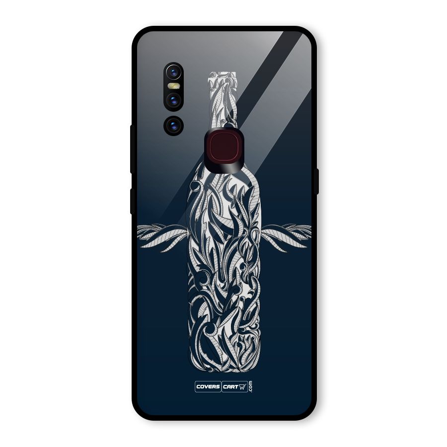 Creative Bottle Glass Back Case for Vivo V15