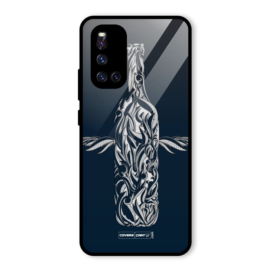 Creative Bottle Glass Back Case for Vivo V19