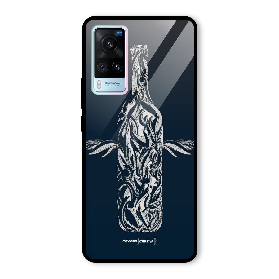 Creative Bottle Glass Back Case for Vivo X60