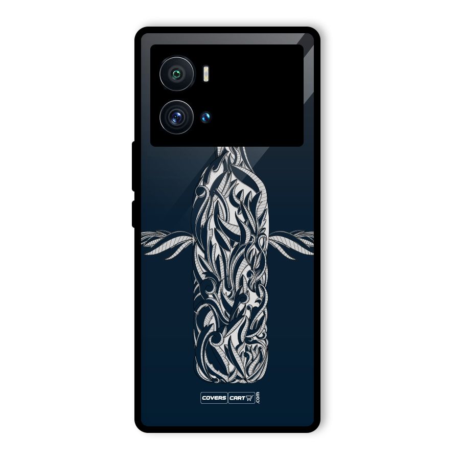 Creative Bottle Glass Back Case for Vivo iQOO 9 Pro