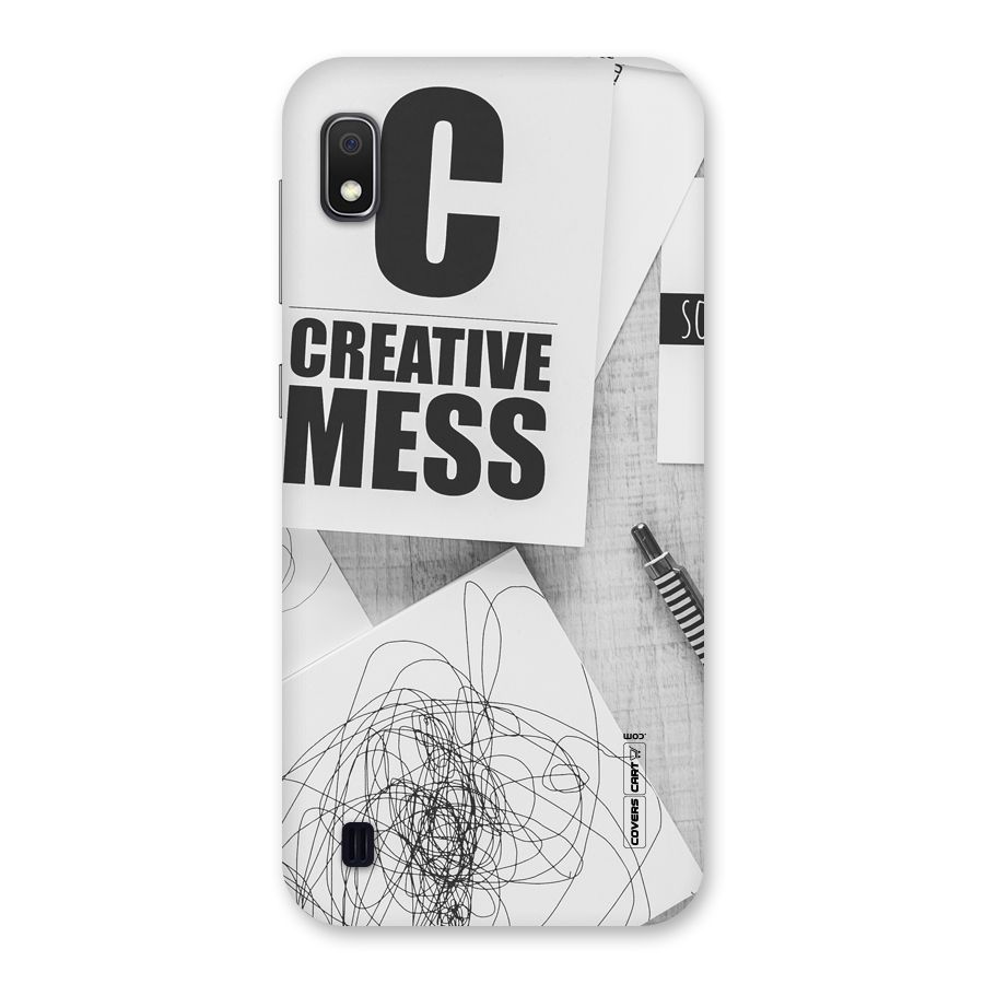 Creative Mess Back Case for Galaxy A10