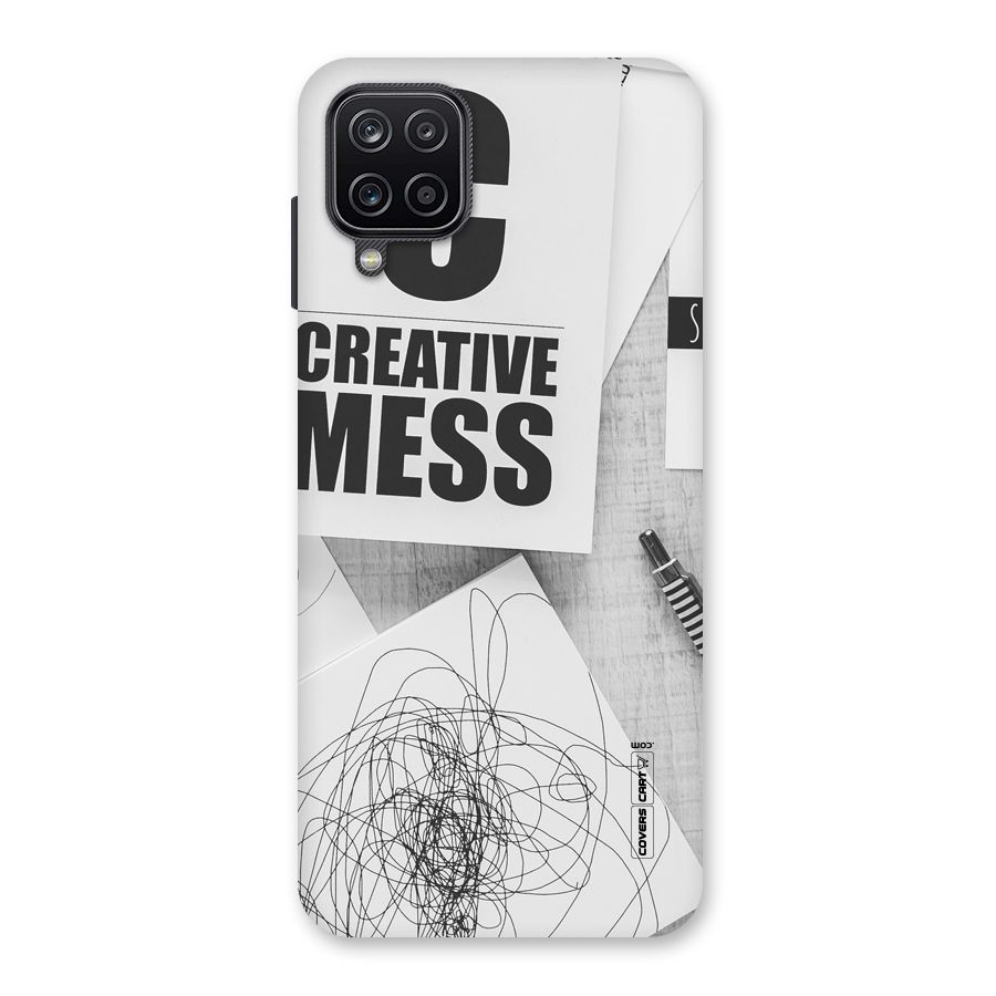 Creative Mess Back Case for Galaxy A12