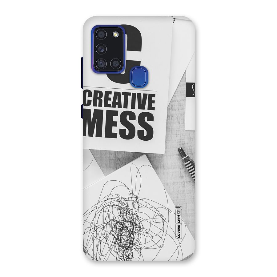 Creative Mess Back Case for Galaxy A21s