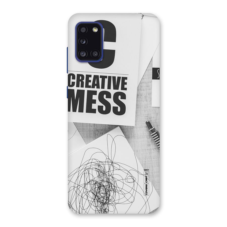 Creative Mess Back Case for Galaxy A31