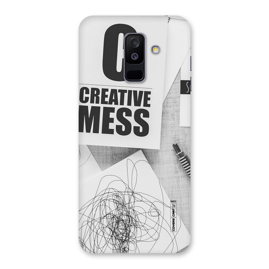 Creative Mess Back Case for Galaxy A6 Plus
