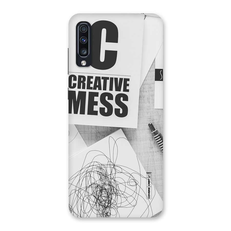 Creative Mess Back Case for Galaxy A70