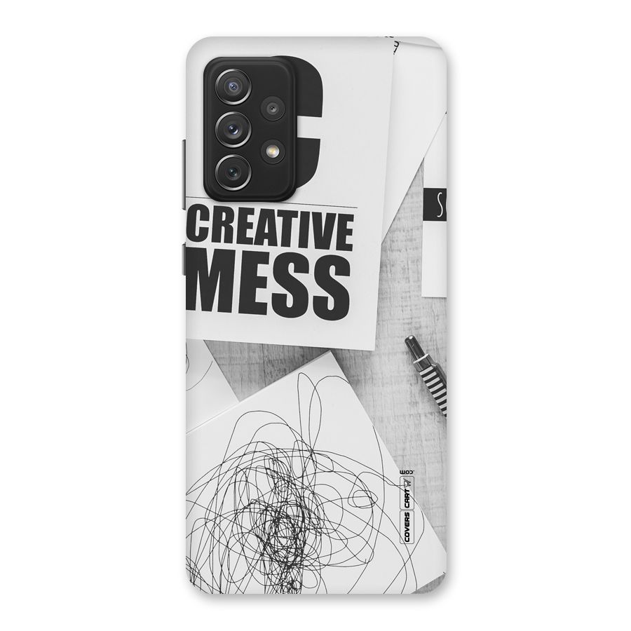 Creative Mess Back Case for Galaxy A72