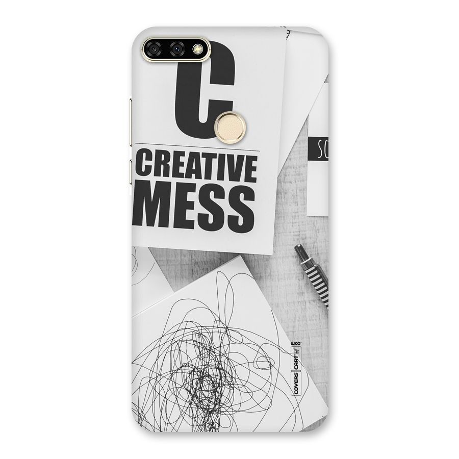 Creative Mess Back Case for Honor 7A
