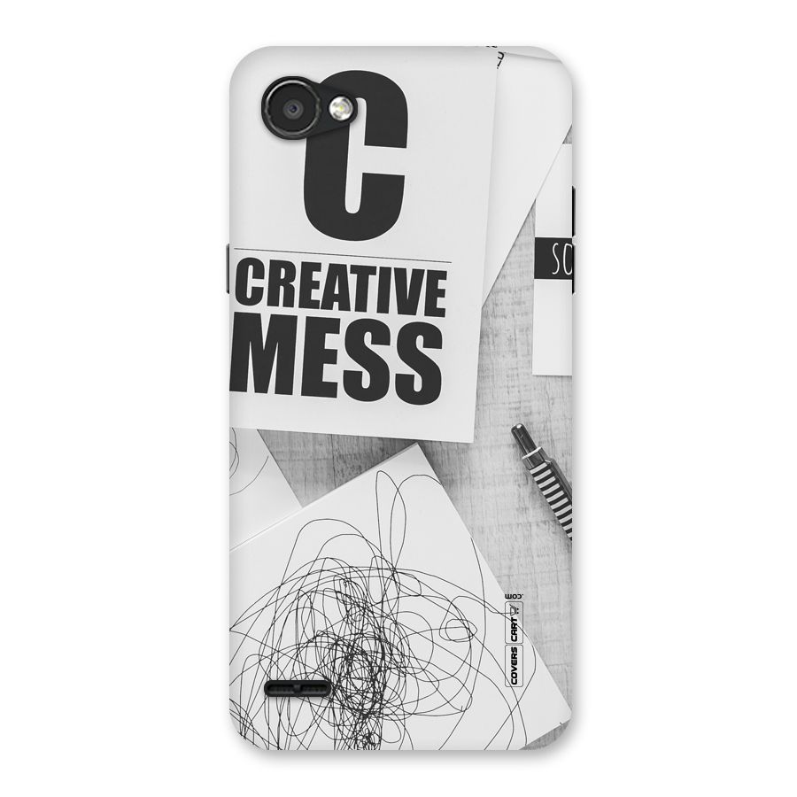 Creative Mess Back Case for LG Q6