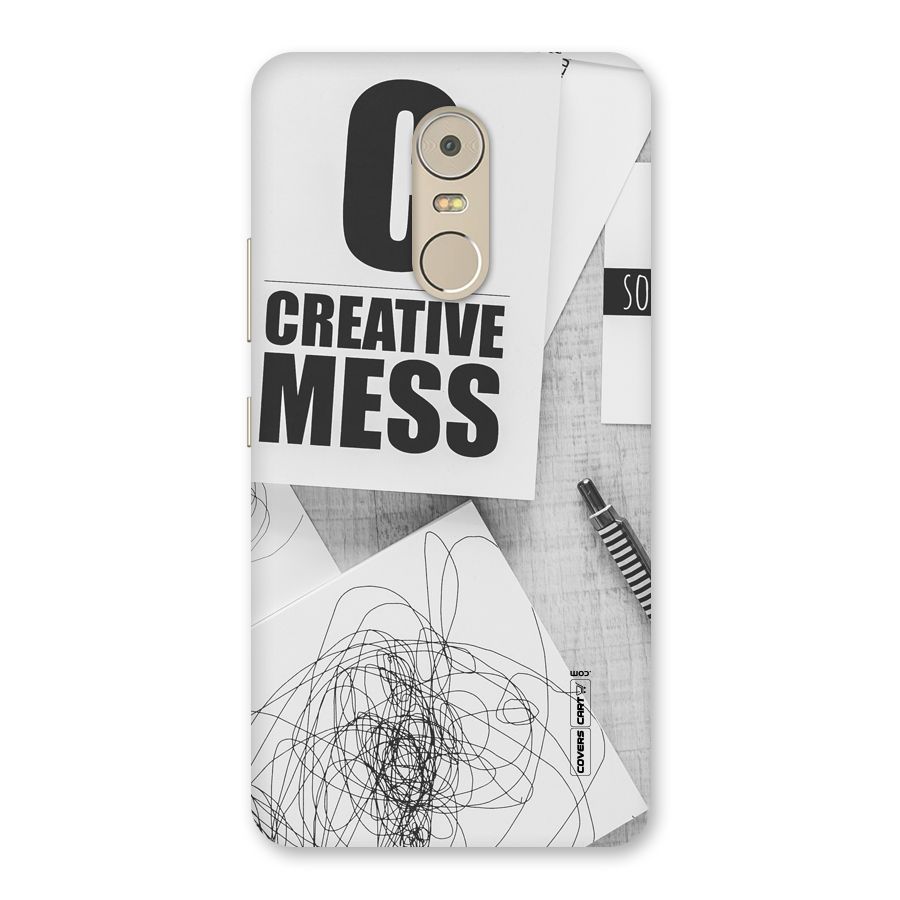 Creative Mess Back Case for Lenovo K6 Note