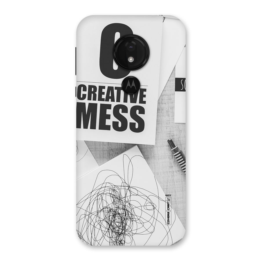 Creative Mess Back Case for Moto G7 Power
