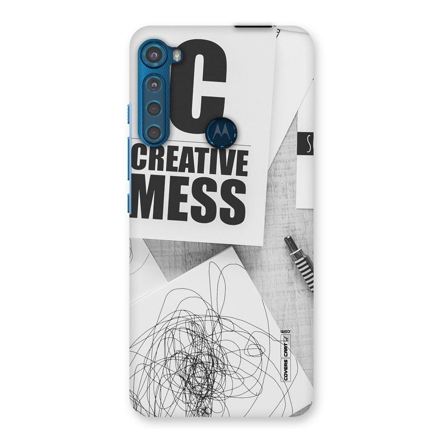 Creative Mess Back Case for Motorola One Fusion Plus