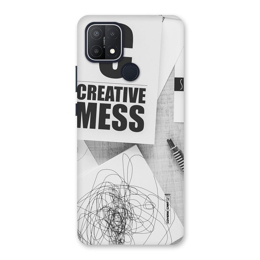 Creative Mess Back Case for Oppo A15s
