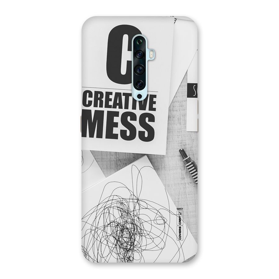 Creative Mess Back Case for Oppo Reno2 F