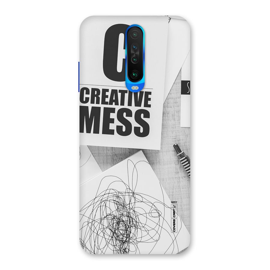 Creative Mess Back Case for Poco X2