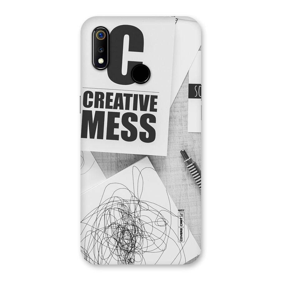 Creative Mess Back Case for Realme 3