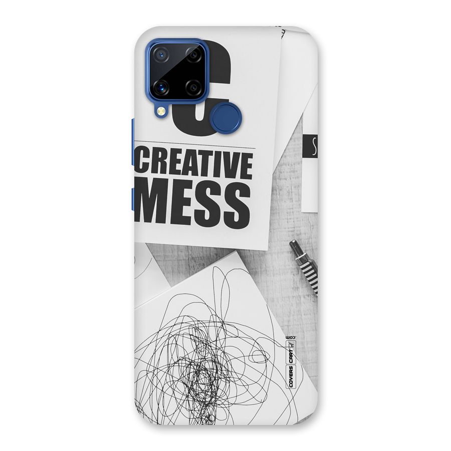 Creative Mess Back Case for Realme Narzo 30A