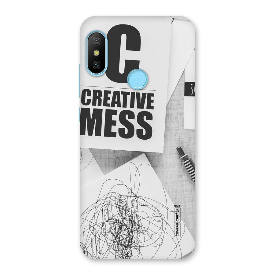 Creative Mess Back Case for Redmi 6 Pro