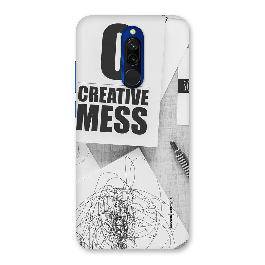 Creative Mess Back Case for Redmi 8