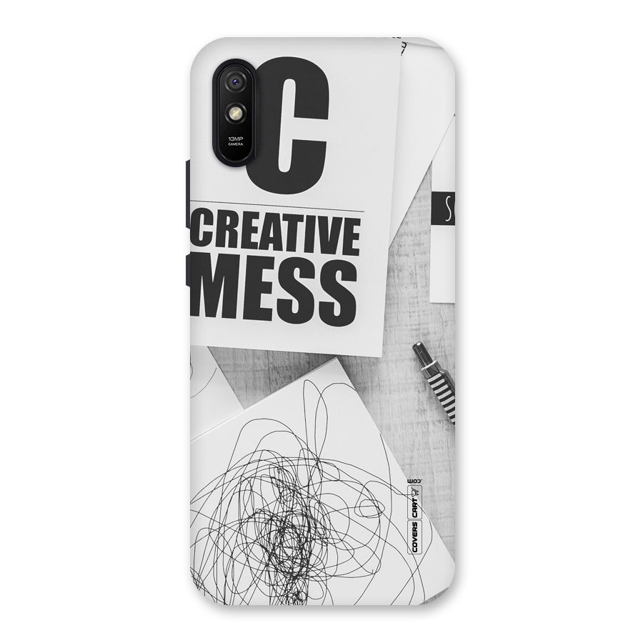Creative Mess Back Case for Redmi 9A