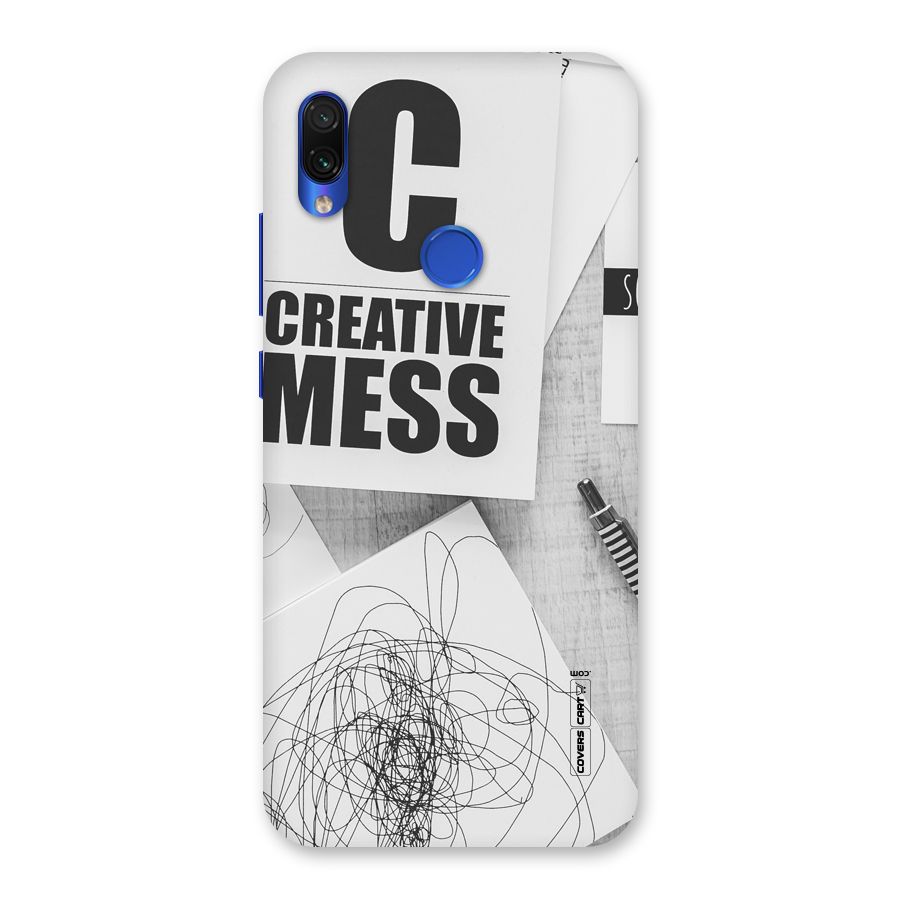 Creative Mess Back Case for Redmi Note 7S