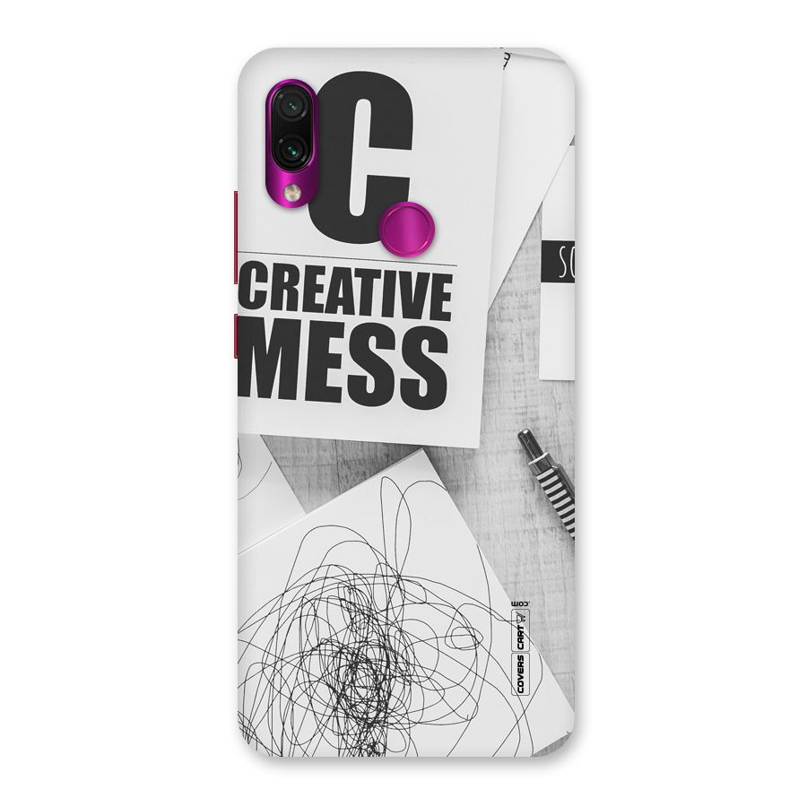 Creative Mess Back Case for Redmi Note 7 Pro