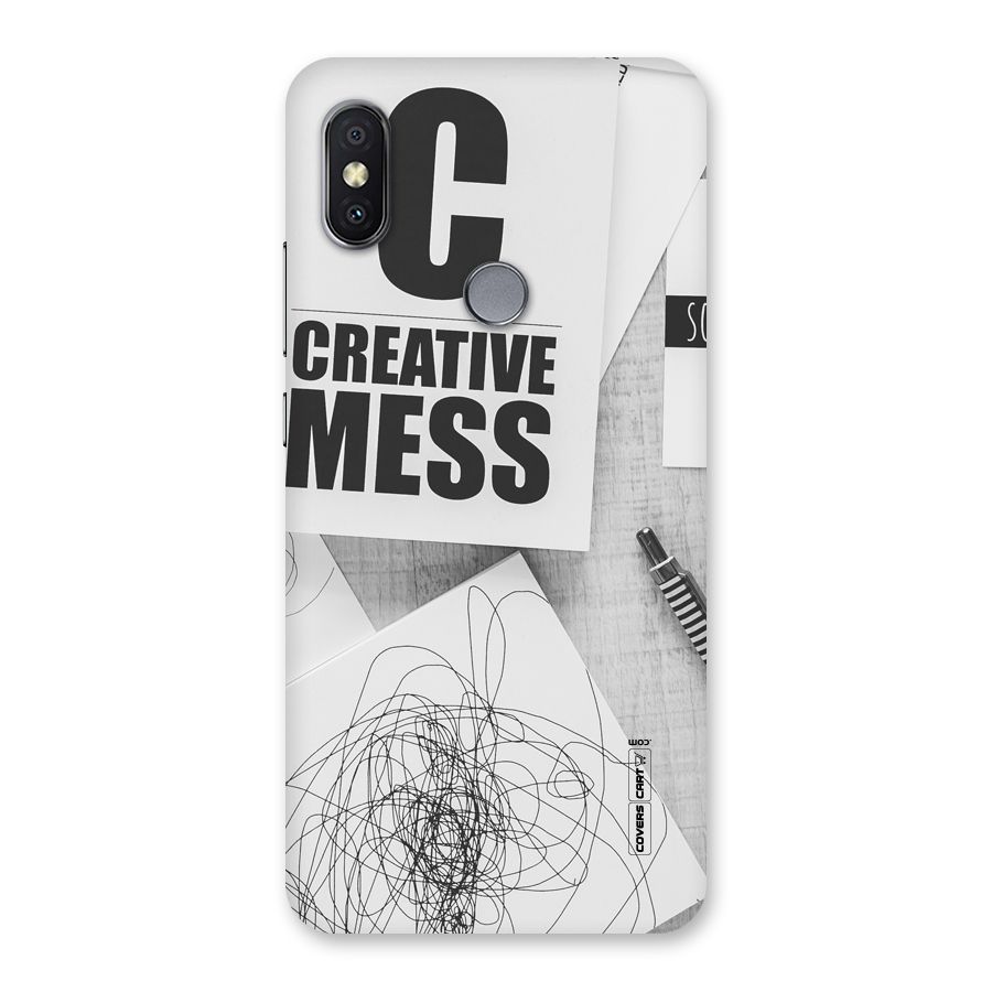 Creative Mess Back Case for Redmi Y2