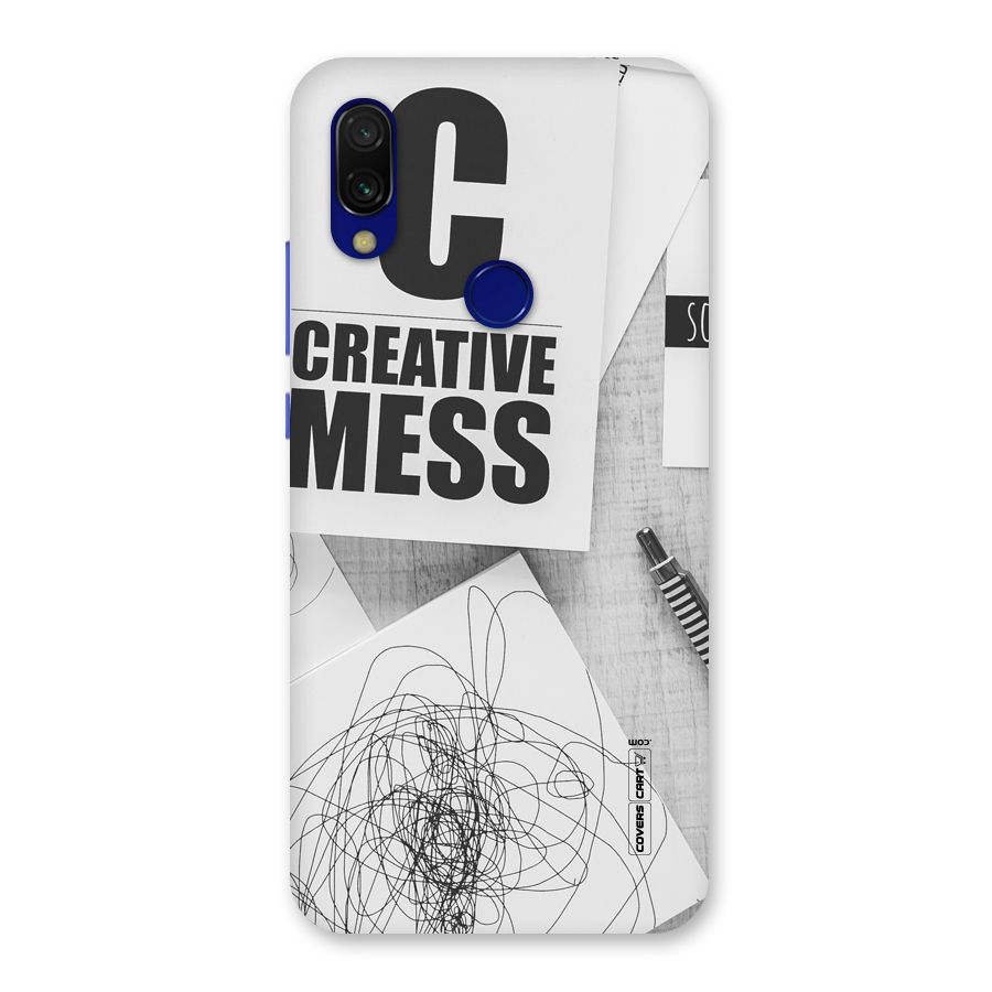 Creative Mess Back Case for Redmi Y3