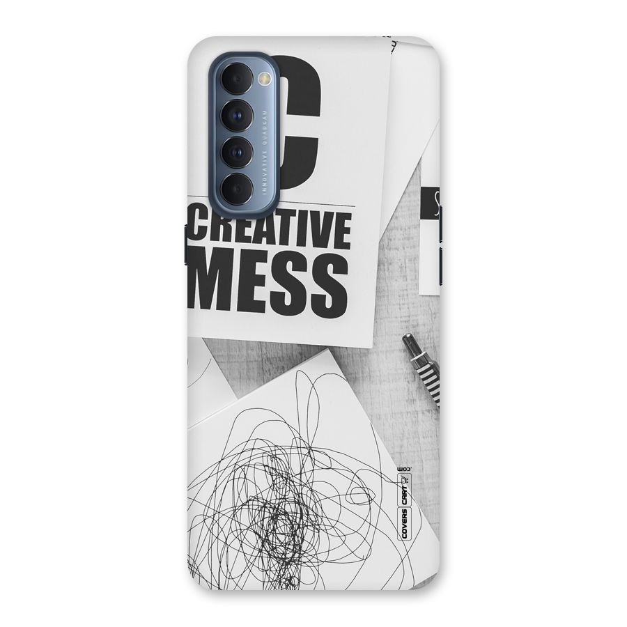 Creative Mess Back Case for Reno4 Pro