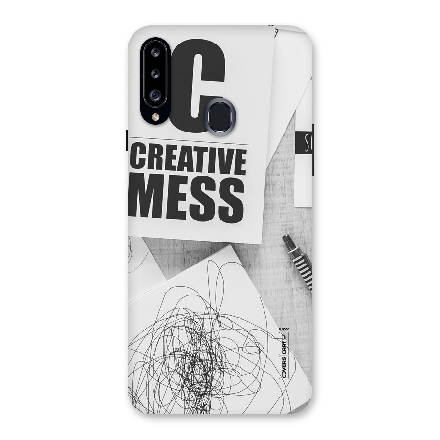 Creative Mess Back Case for Samsung Galaxy A20s