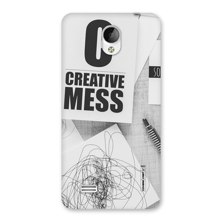 Creative Mess Back Case for Vivo Y21